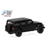 Herpa 87MC000028 – MicroCity – Jeep Wrangler (2017), Czarny – Skala H0 1:87